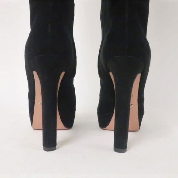 Prada Over the Knee Platform Boots - Picture 7 of 8